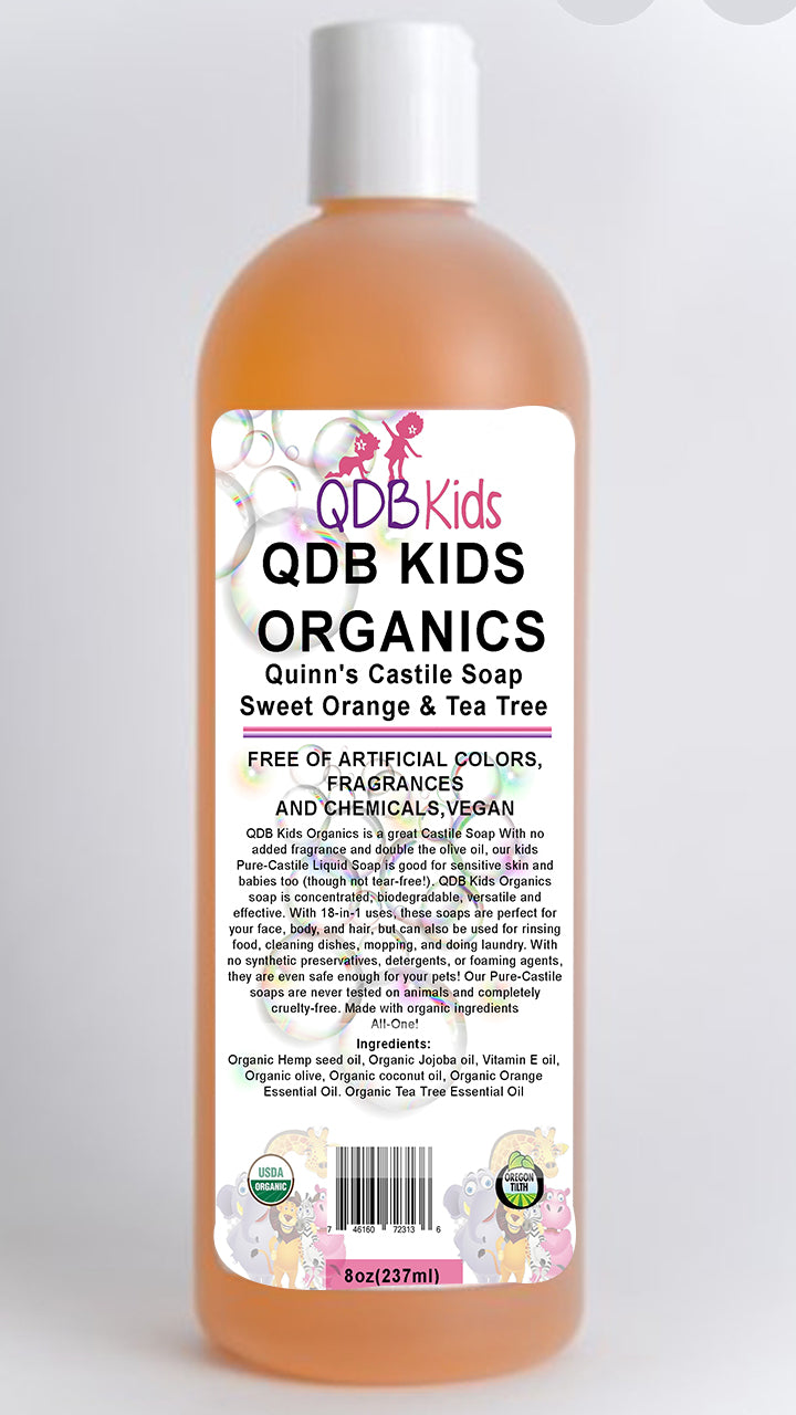 QDB Kids Organics Quinn Castile soap